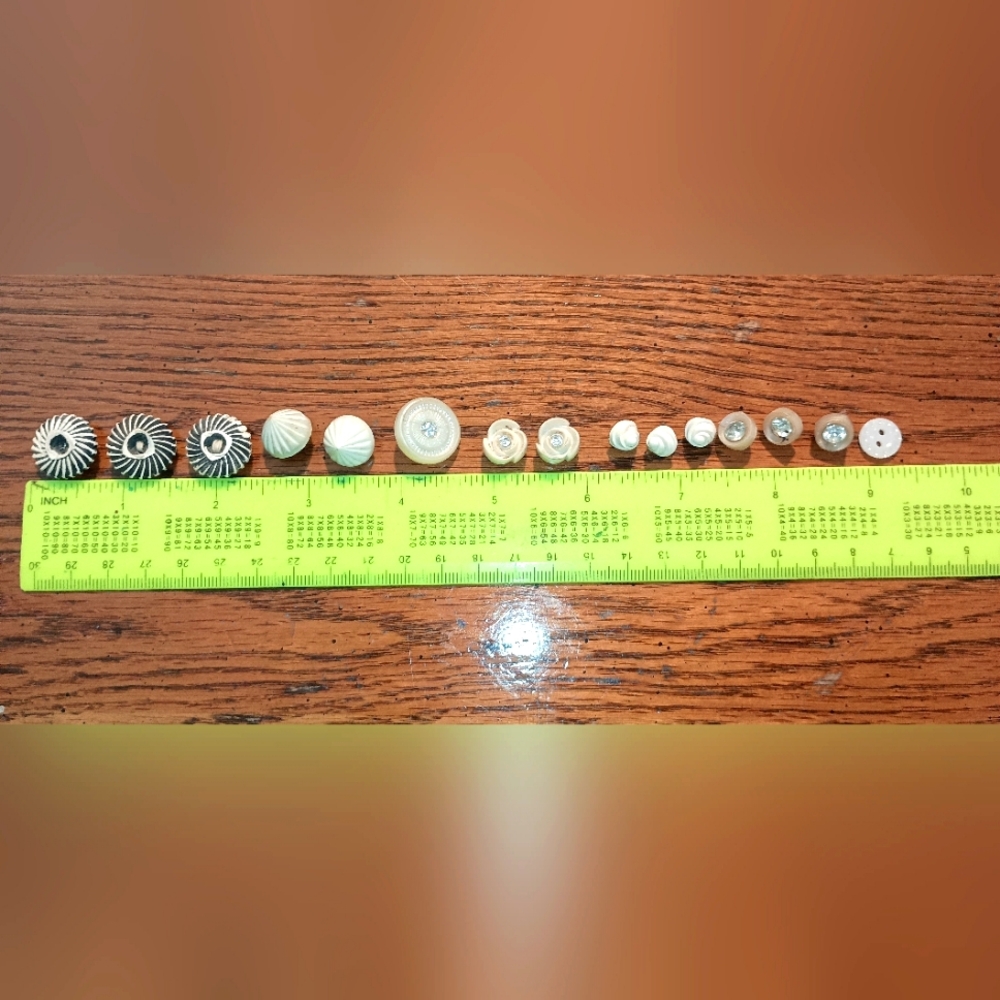 Lot of vintage plastic buttons